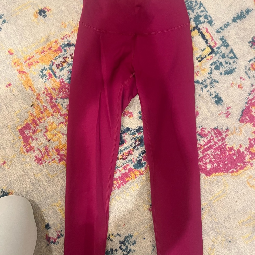 Pink Lululemon leggings